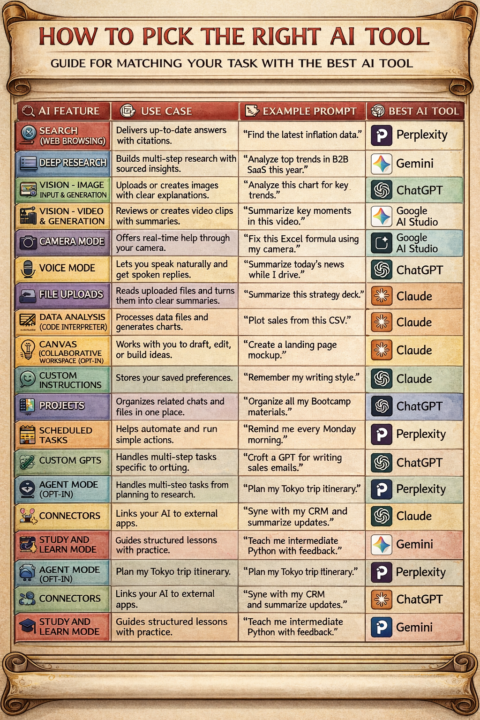 Stop Using ChatGPT for Everything. Use the Right AI for the Job.