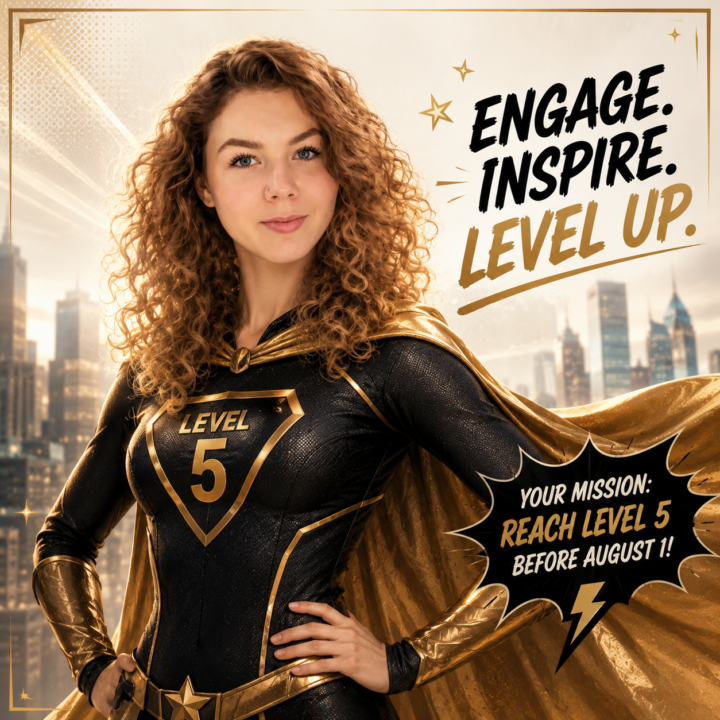 🦸‍♀️ Superhero Mission: Reach Level 5 Before August! 🚀