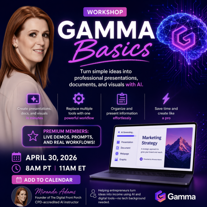 Going LIVE with Miranda + Gamma at 11am ET