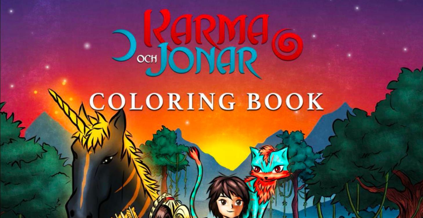 Karma & Jonar Colouring Book