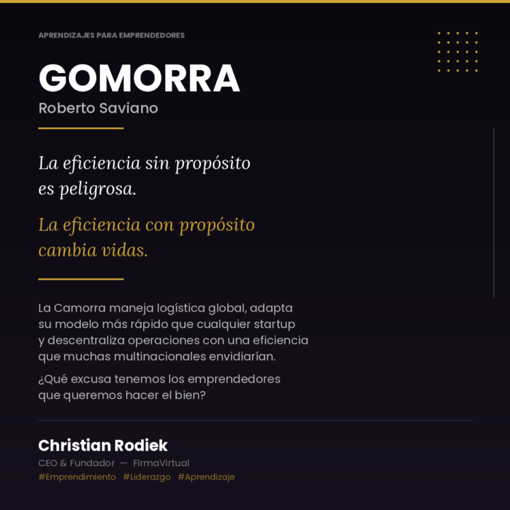 Estoy leyendo un libro sobre la mafia napolitana. 
