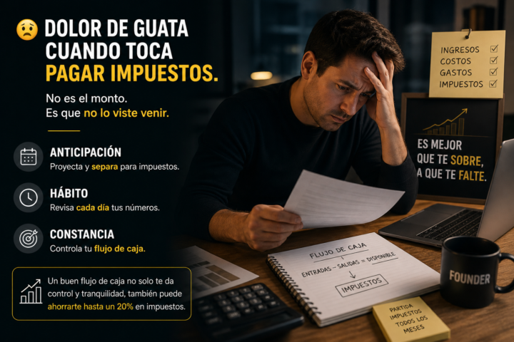 Dolor de guata cuando toca pagar impuesto.