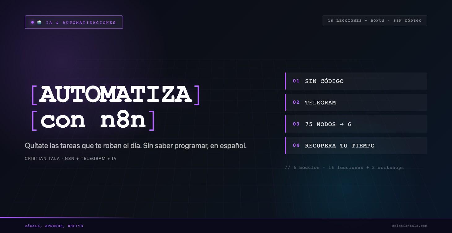🤖 Automatiza tu Negocio con n8n