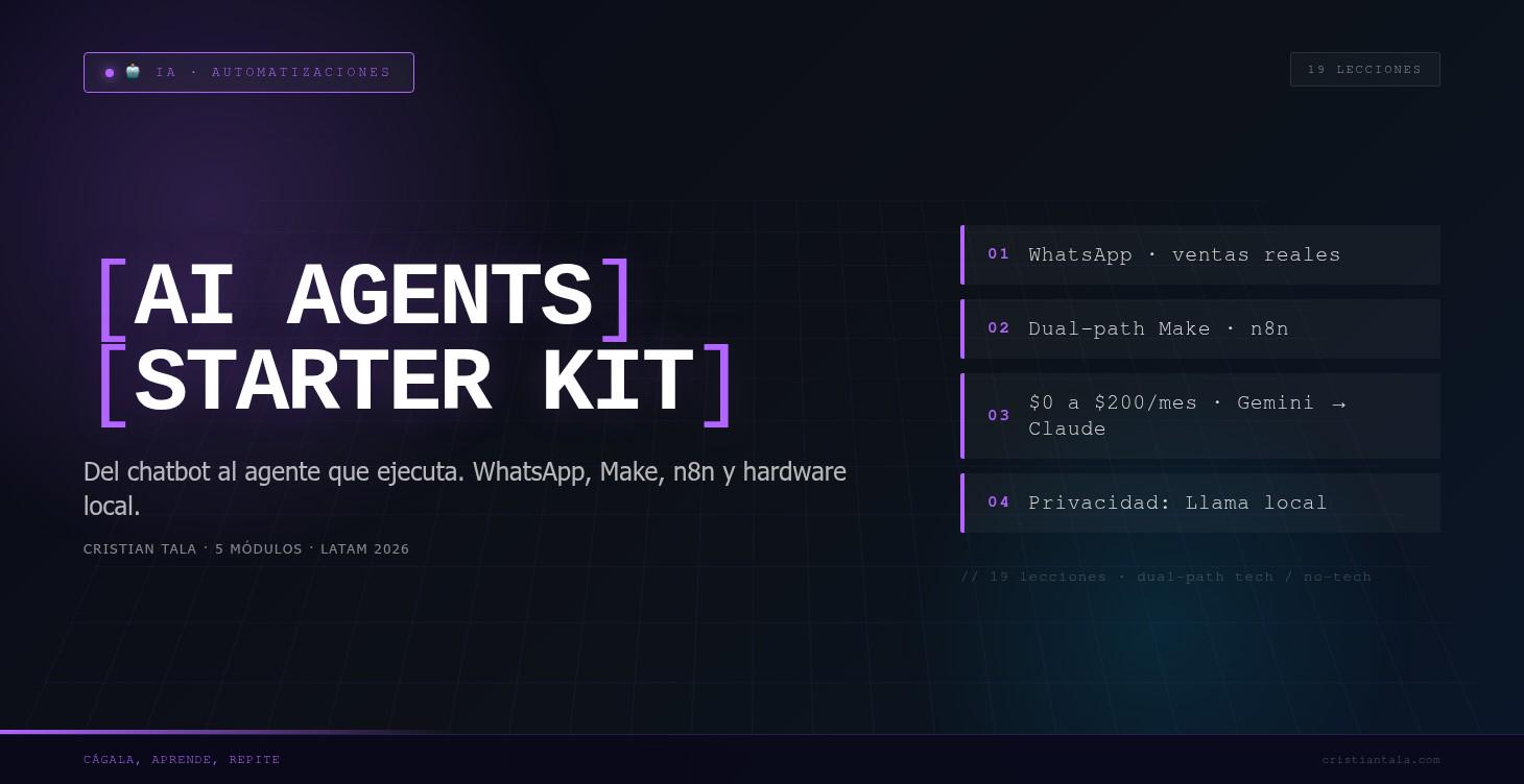 🤖 AI Agents Starter Kit · LATAM