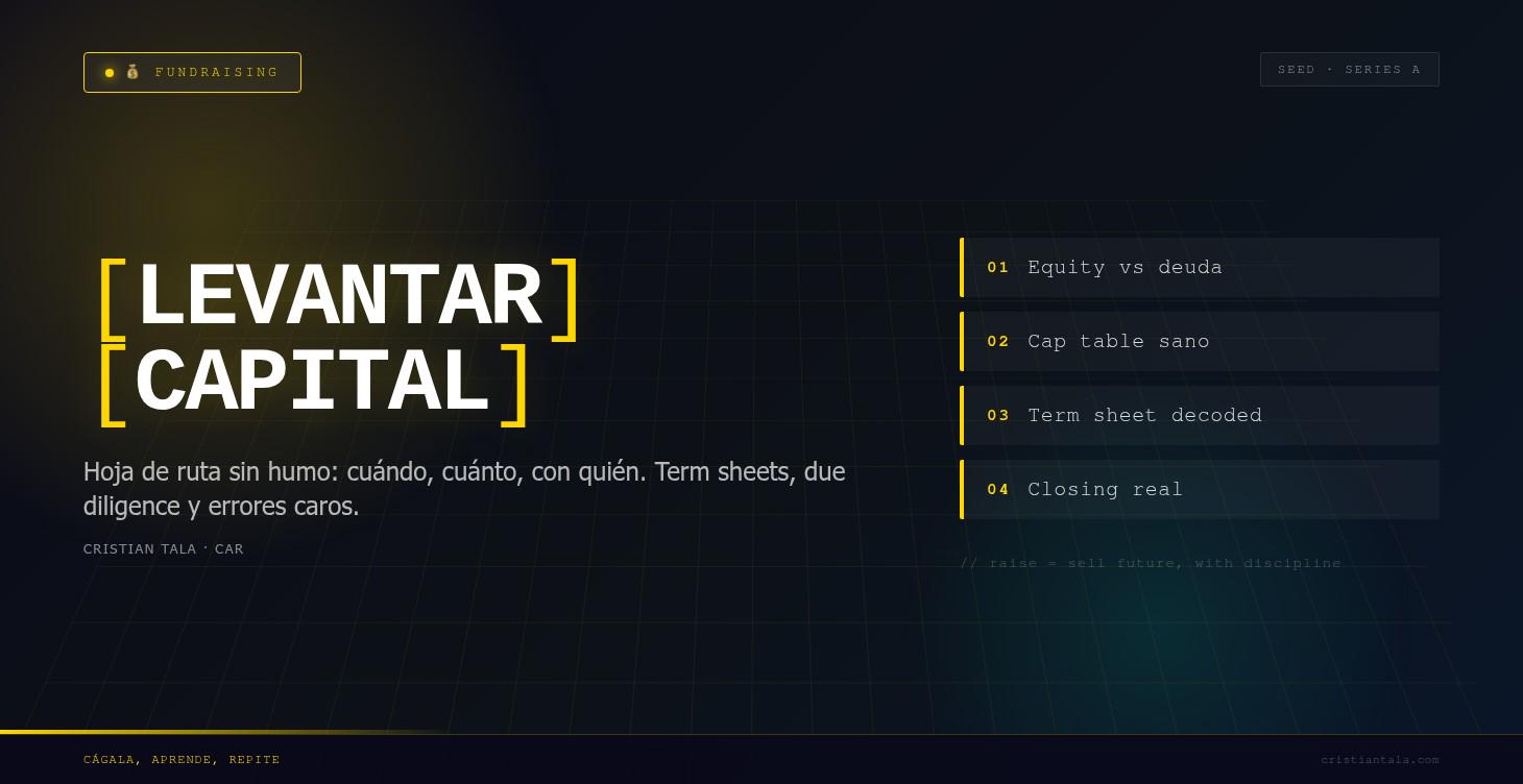 💰 Cómo Levantar Capital · LATAM