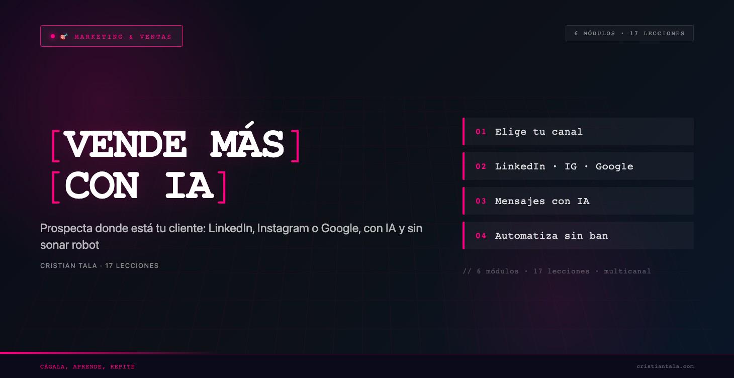 🎯 Vende Más con IA