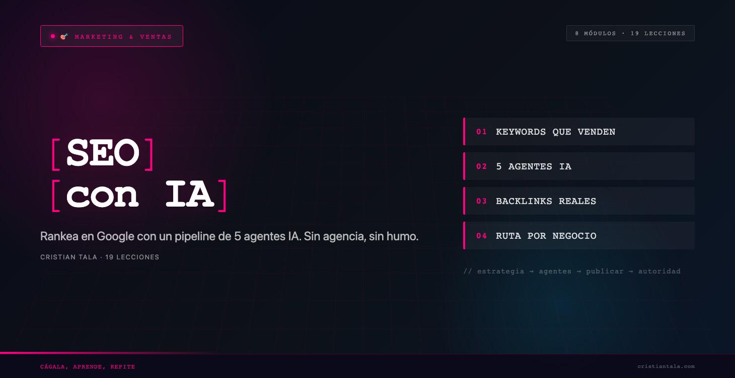 🎯 SEO con IA + Agentes