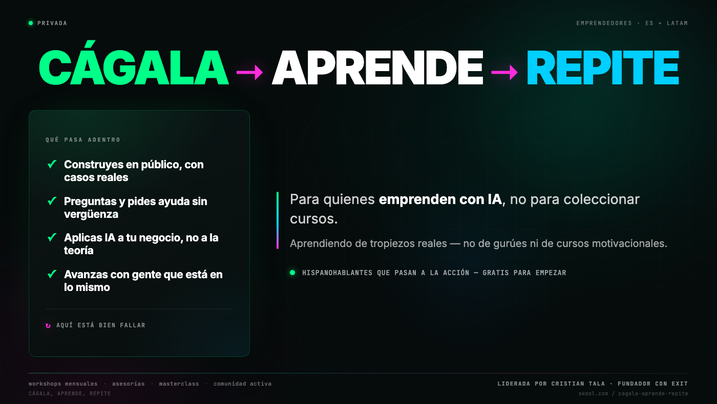 Cágala, Aprende, Repite | CAR