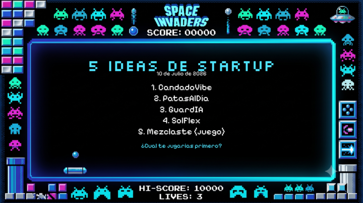 🚀 5 ideas de startup de hoy 🚀 - desde seguridad para "vibe coders" a un juego con IA