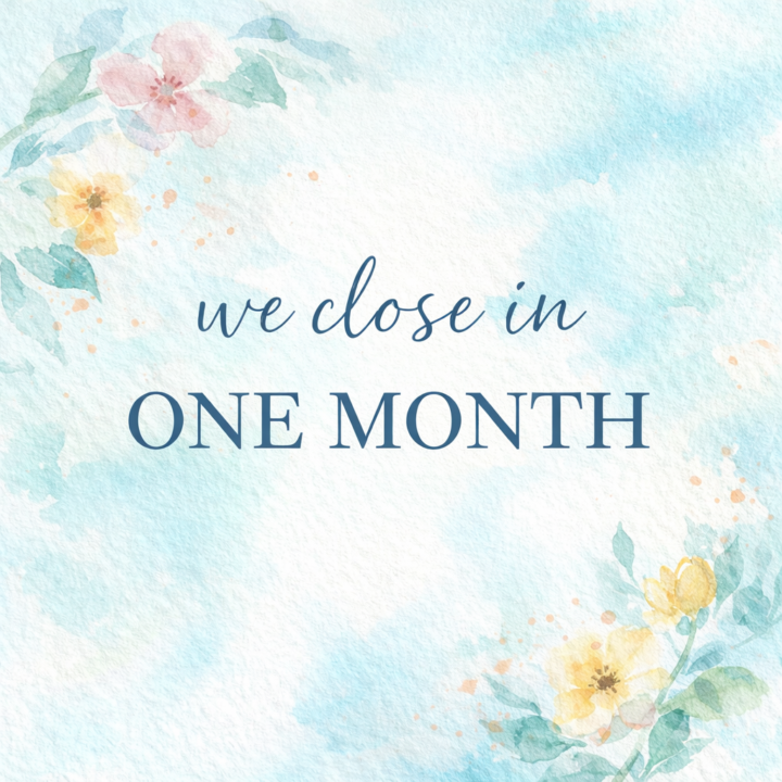 This space is closing in month