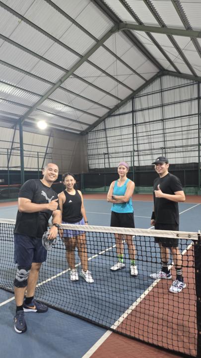 First time joining a single tennis meet