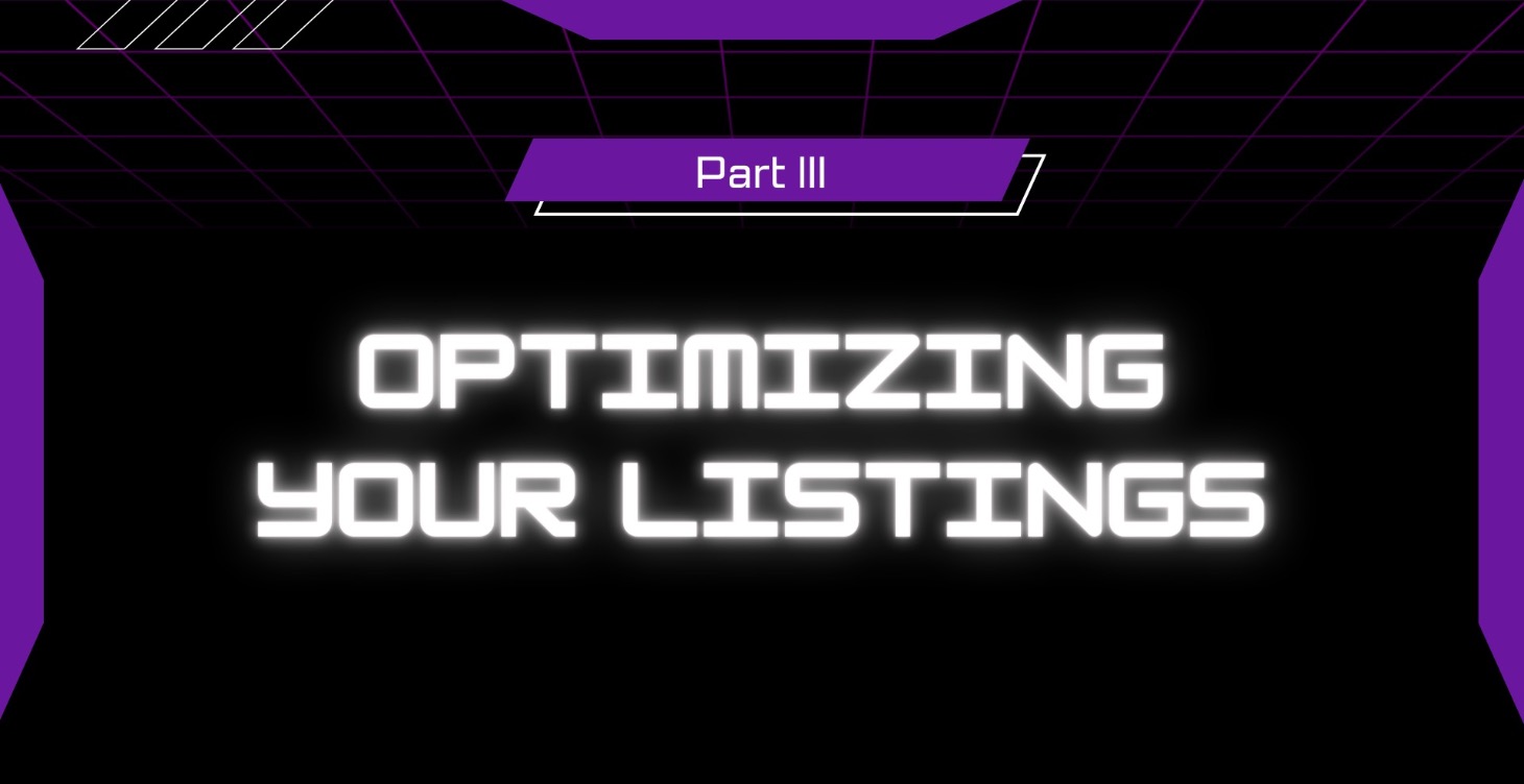 Optimizing Your Listings