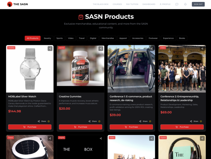 products offered by viewers like you
