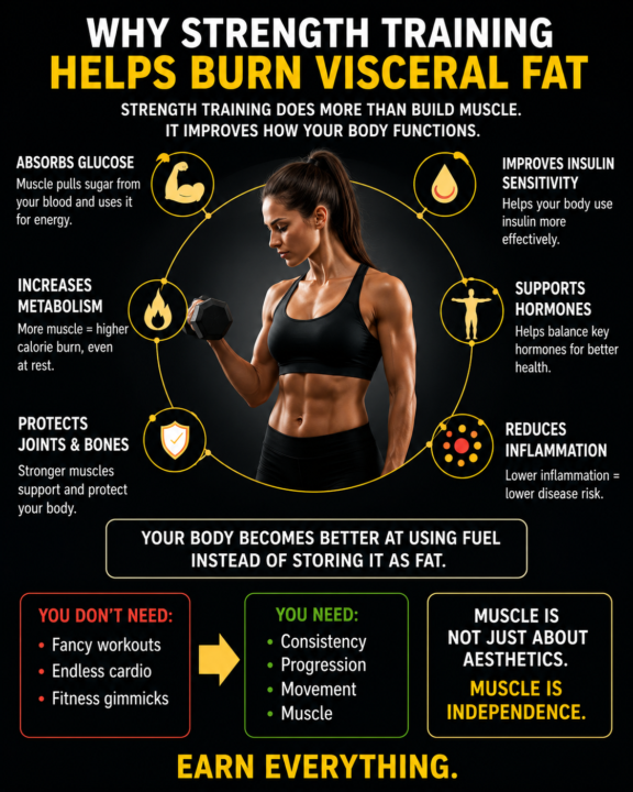Why Strength Training Helps Burn Visceral Fat