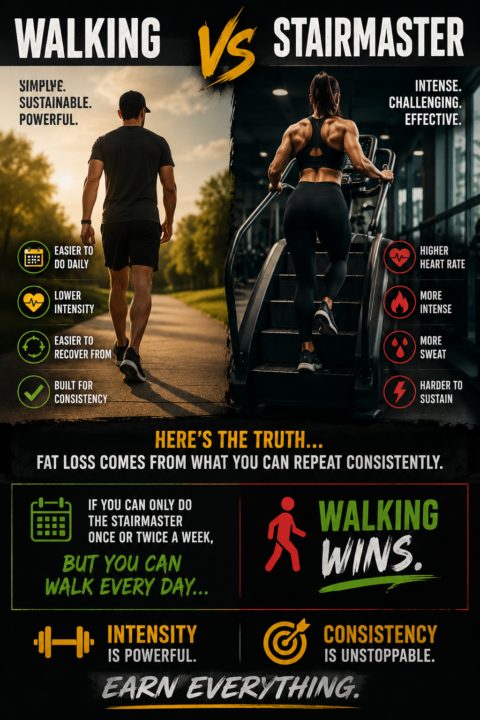 Walking vs Stairmaster