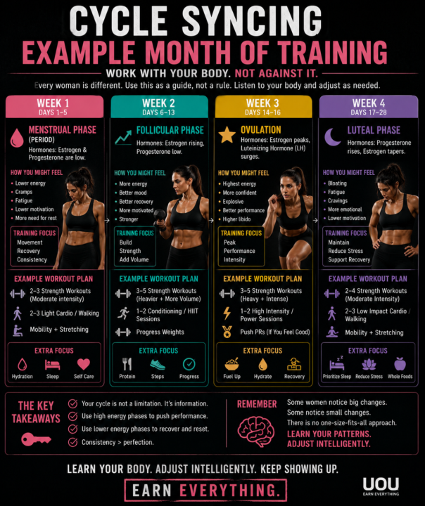 Example of Cycle Syncing (Women)