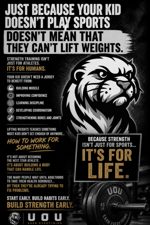 Your Kid Doesn’t need to play sports to lift weights 