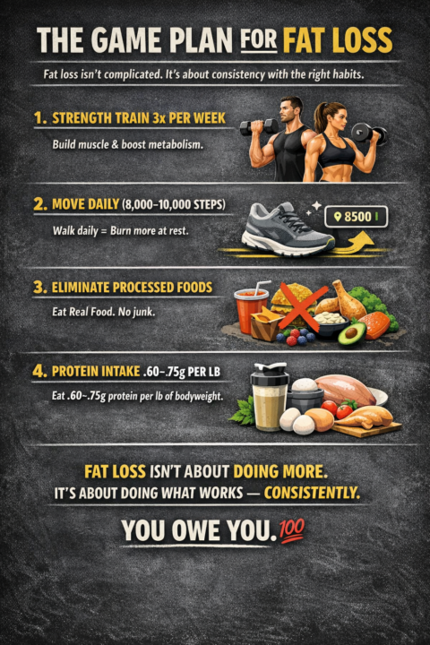THE GAME PLAN FOR FAT LOSS