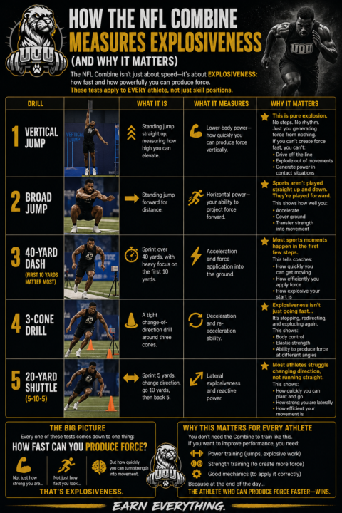 How The NFL Combine Measures Explosiveness(And Why It Matters)