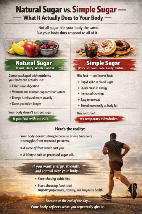 Natural Sugar vs Simple Sugar — What It Actually Does to Your Body