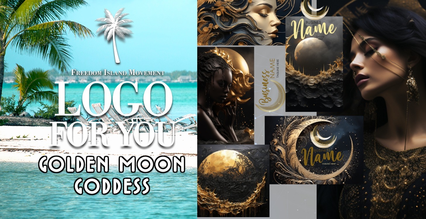 Branding Mood Board | Golden Moon Goddess