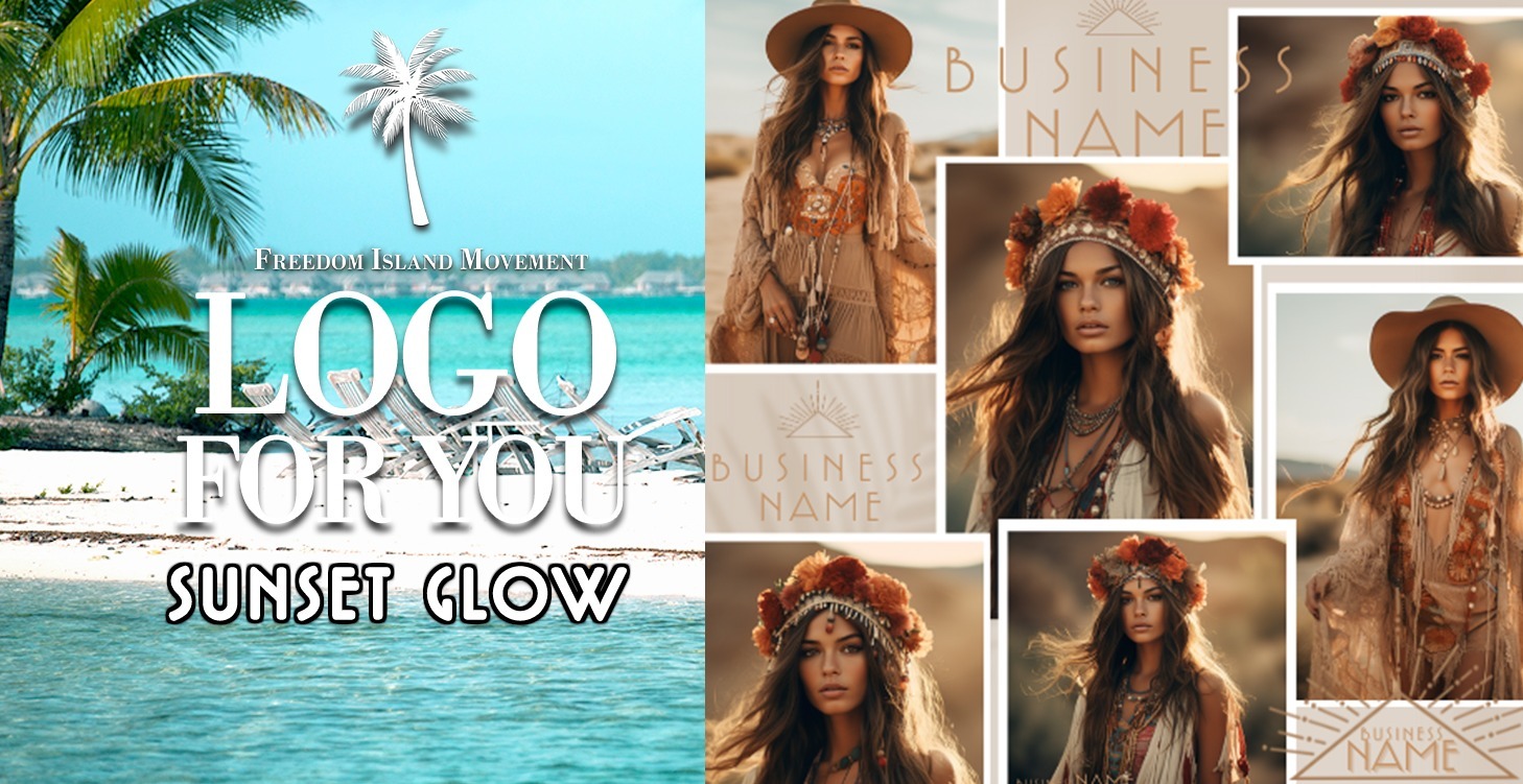 Branding Mood Board | Sunset Glow