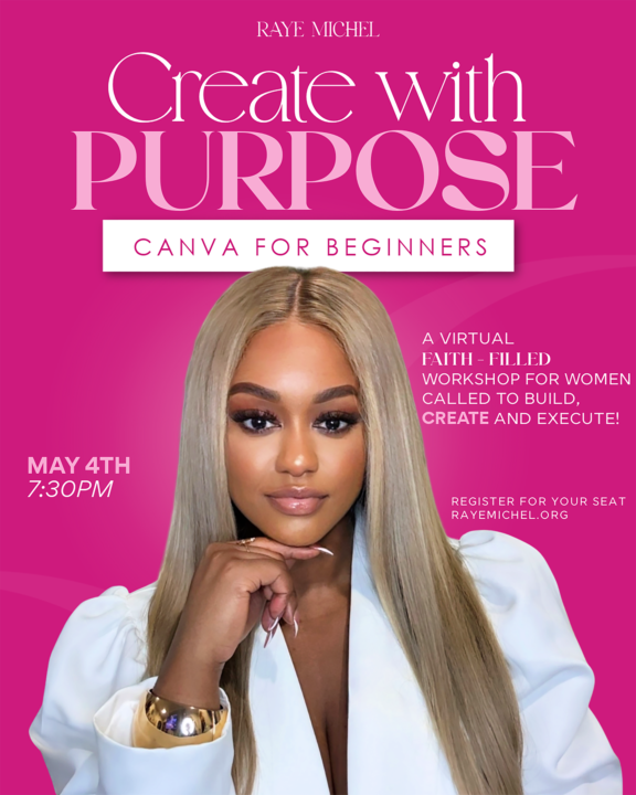 Create with Purpose: CANVA workshop for beginners, registration is open