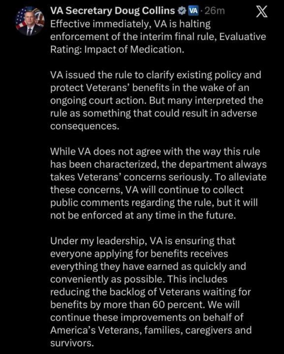 ‼️‼️‼️🚨🚨 Another update to VA disability🚨🚨‼️‼️‼️