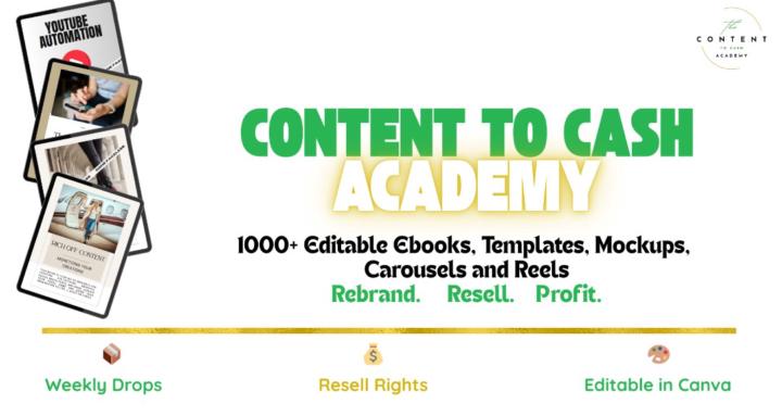 Content to Cash Academy