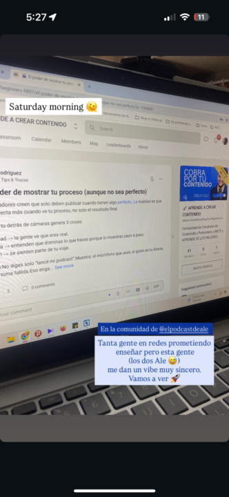 Aprende ejecutando. 