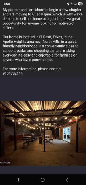 Possible good deal with motivation. 