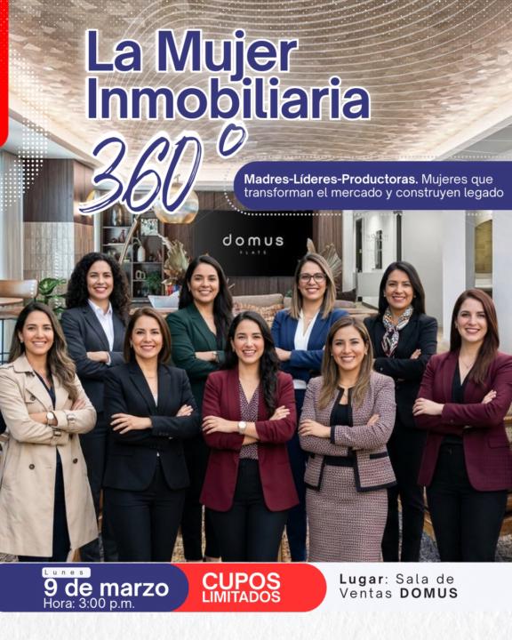 ¡Celebremos el poder femenino en el sector inmobiliario en Domus! ✨