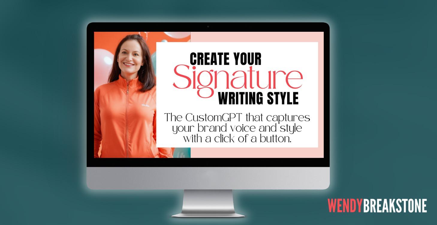 Create Your Signature Writing Style