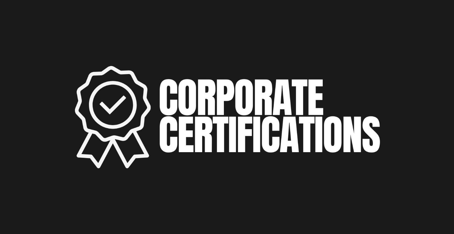 Corporate Certifications
