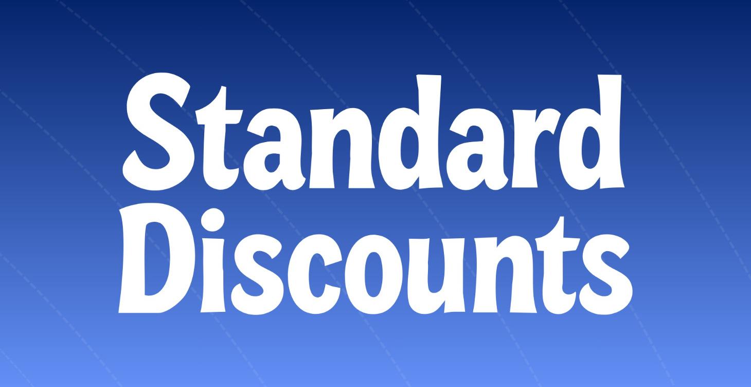 💸 Standard Discounts