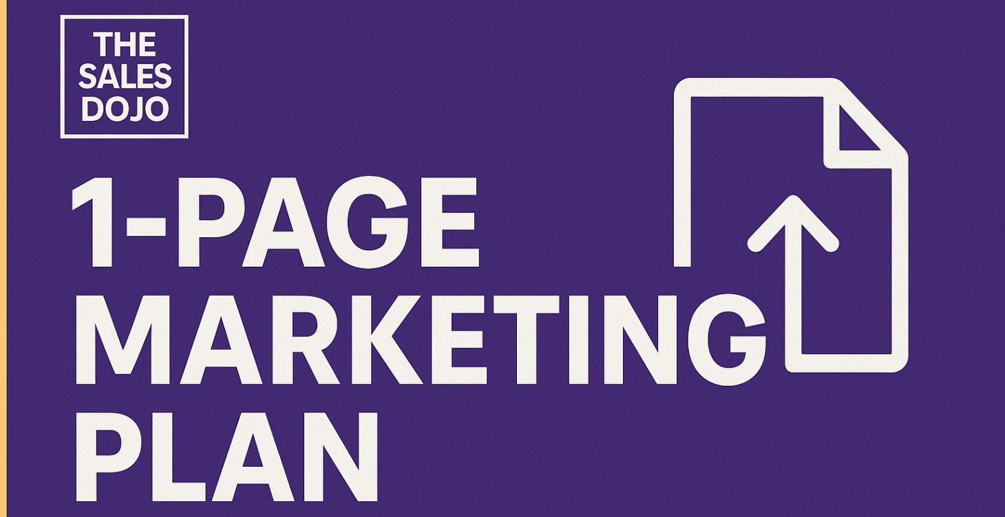 The 1-Page Marketing Plan