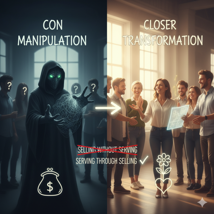 Manipulating vs Selling