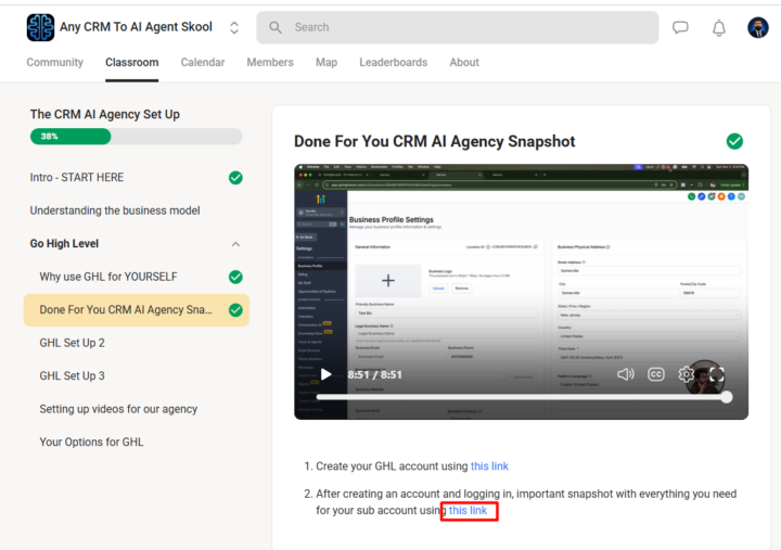 Snapshot not Imported in GHL sub account 