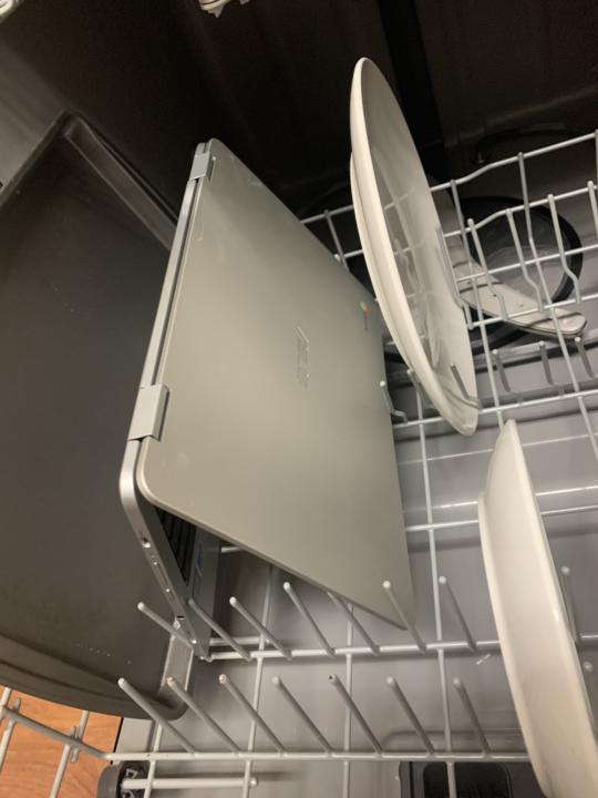 The wrong way to Power Wash a Chromebook. 