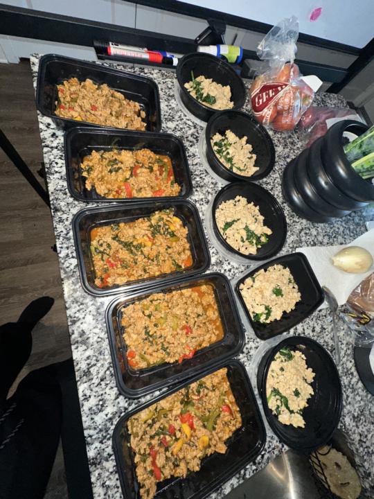 Meals prepped