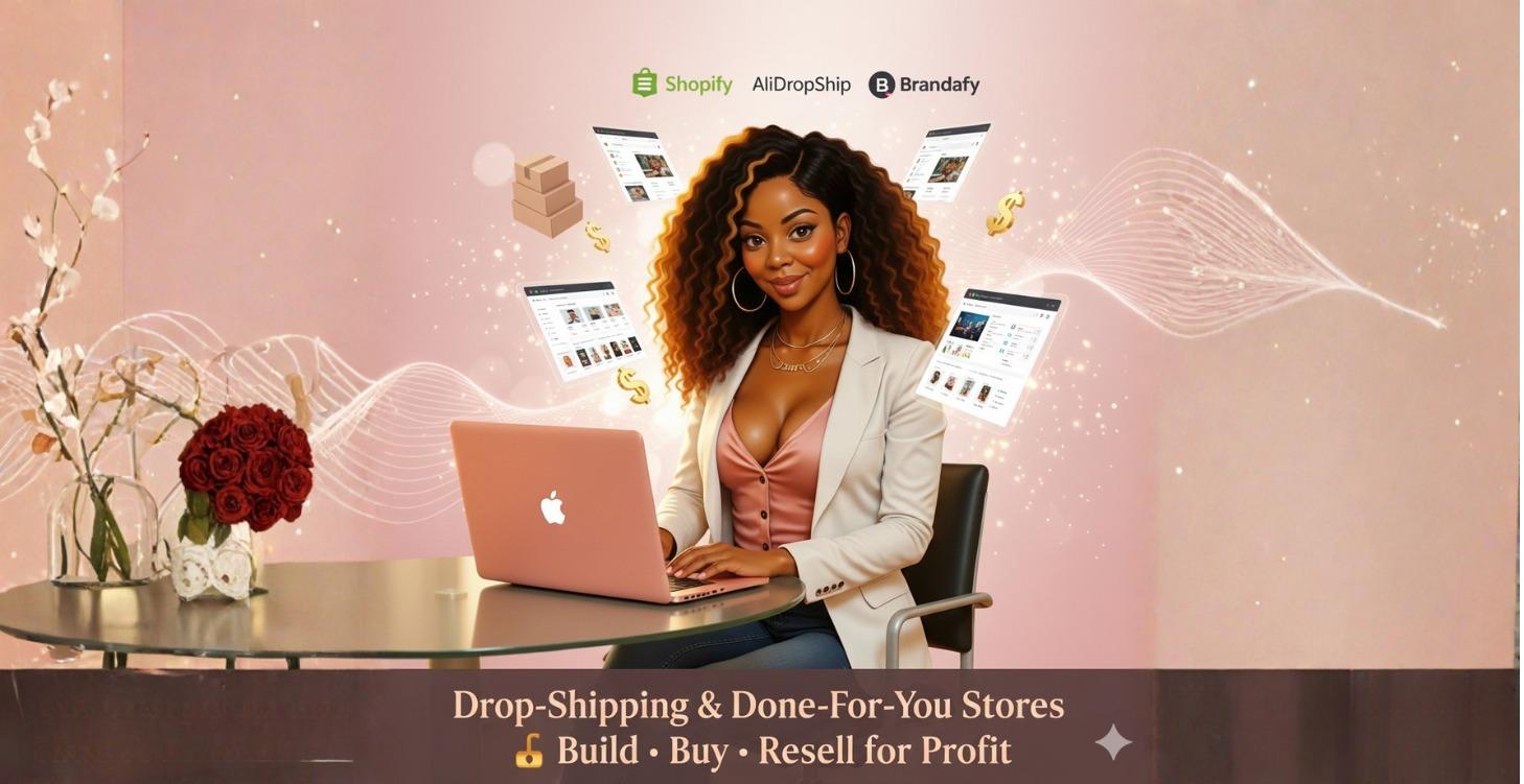 Drop-Ship/DFY Stores: Build, Buy, Resell 4 Profit
