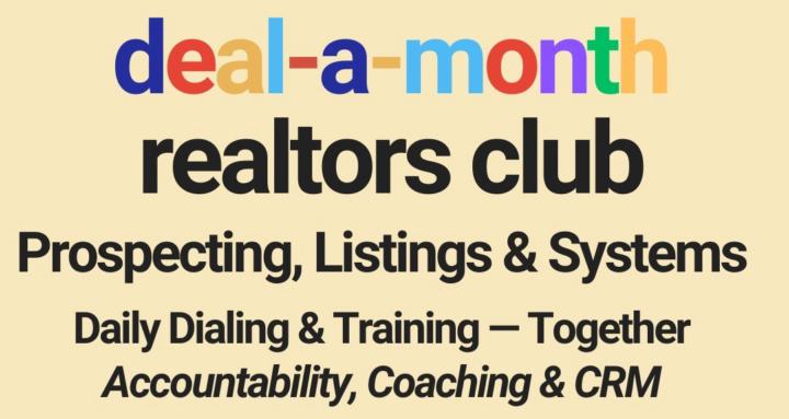 Deal-a-Month Realtors Club