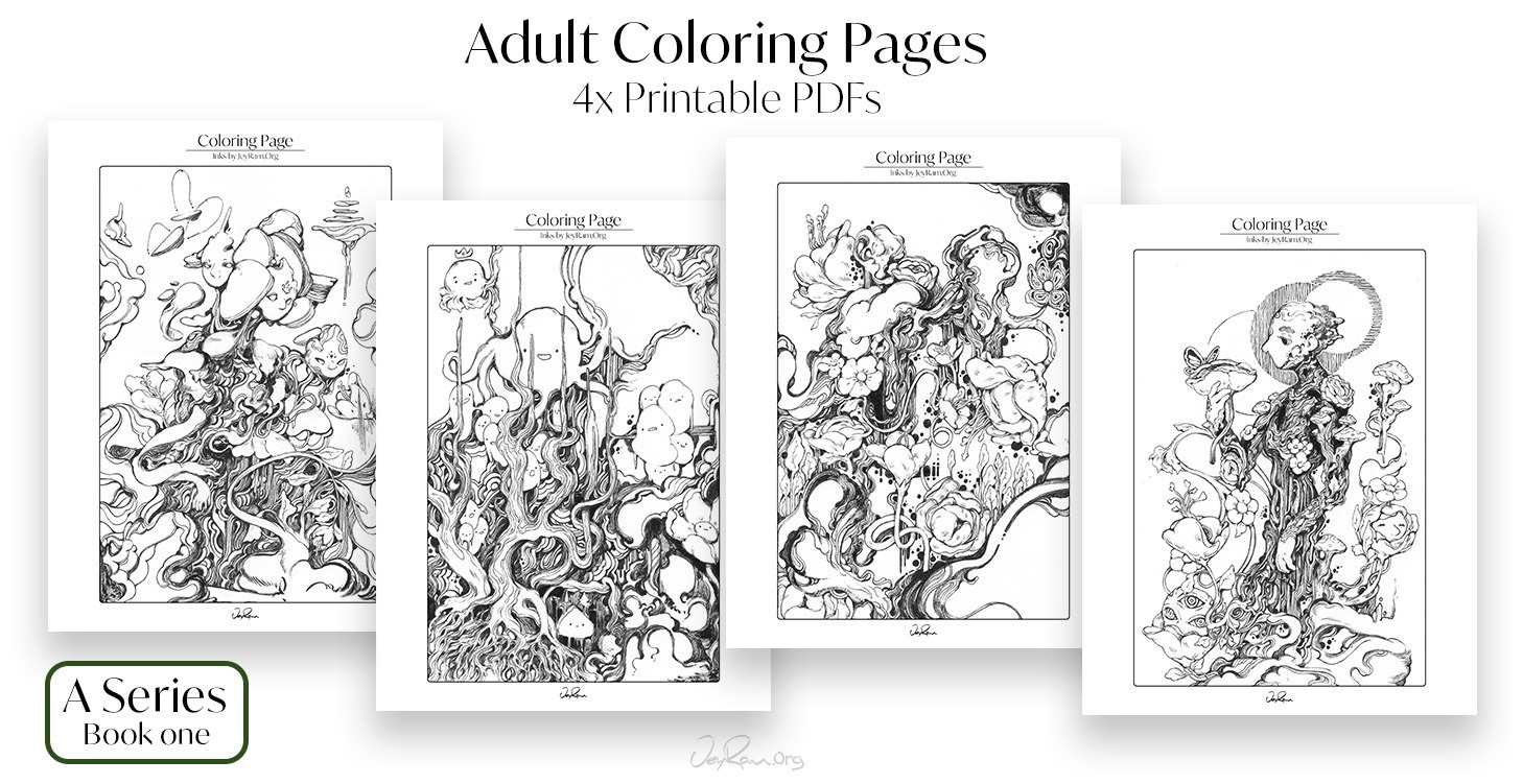 Coloring Pages - A Series