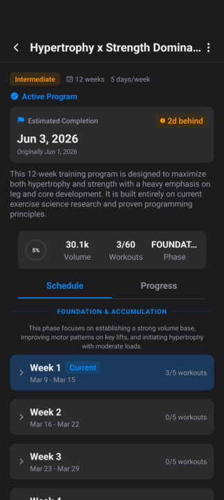 Hypertrophy x Strength Phase 1 Day 3