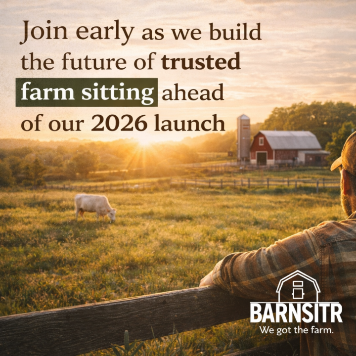 Farm sitting requires trust — and we’re building it from the ground up.