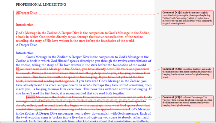 professional book editor