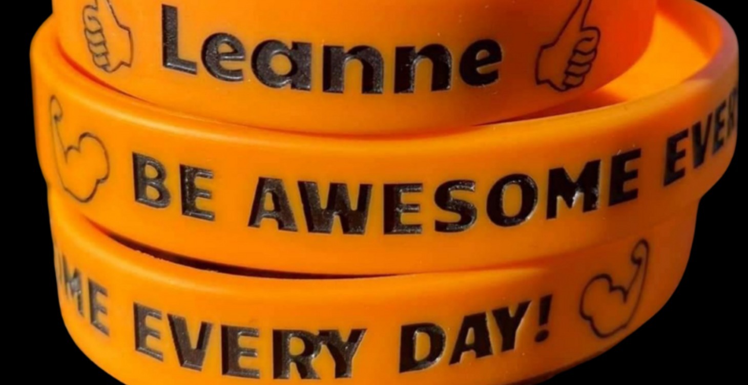Be Awesome Every Day Wristbands