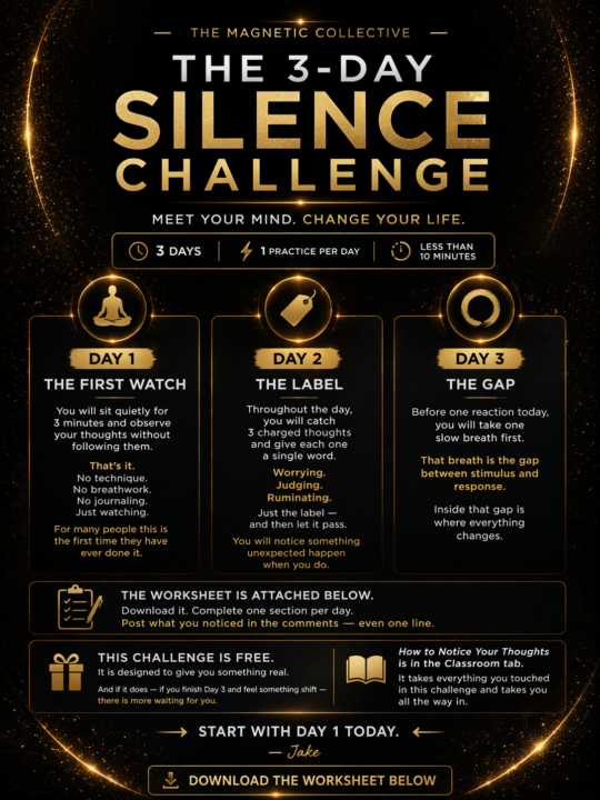 THE 3-DAY SILENCE CHALLENGE