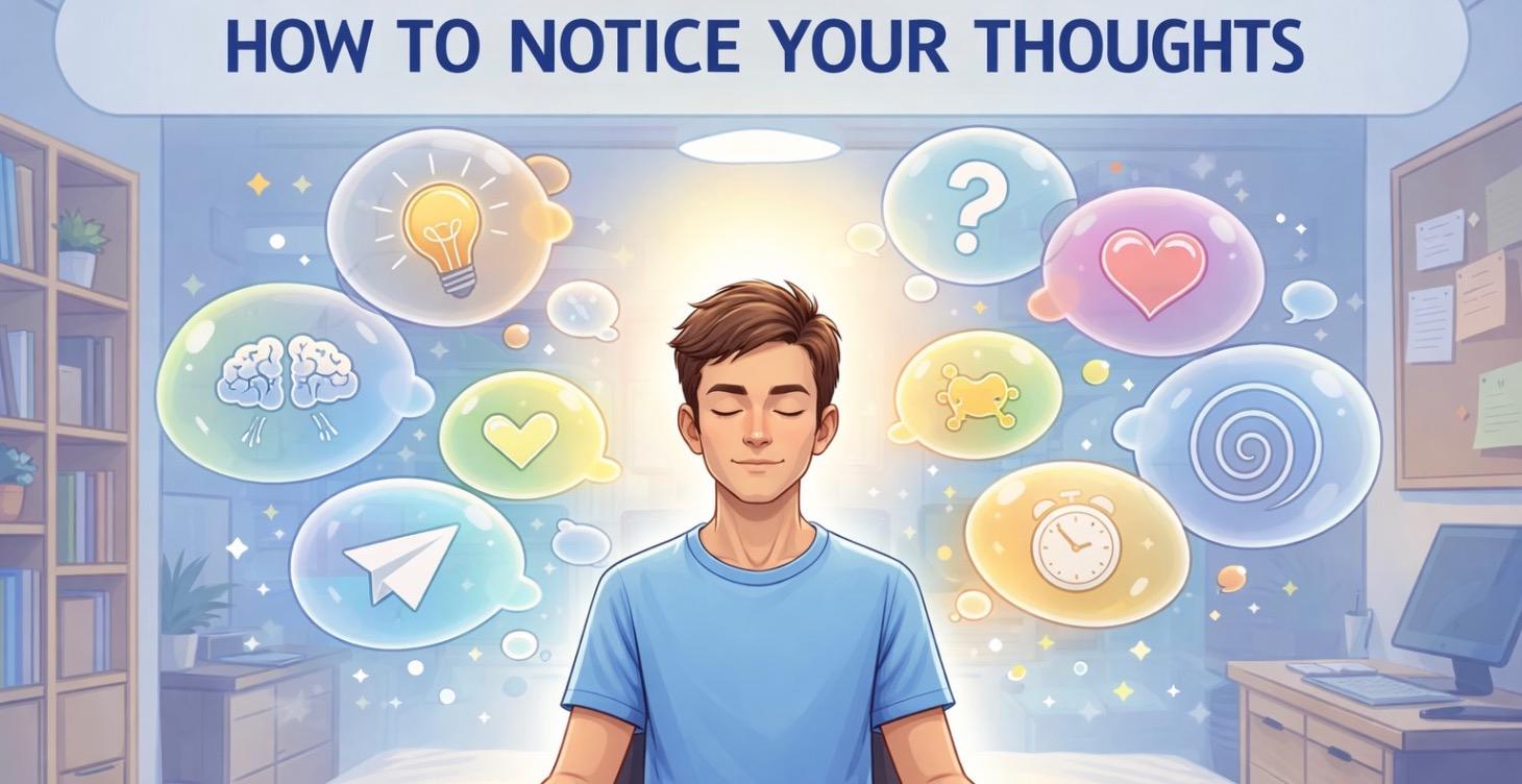 How To Notice Your Thoughts 💭👀