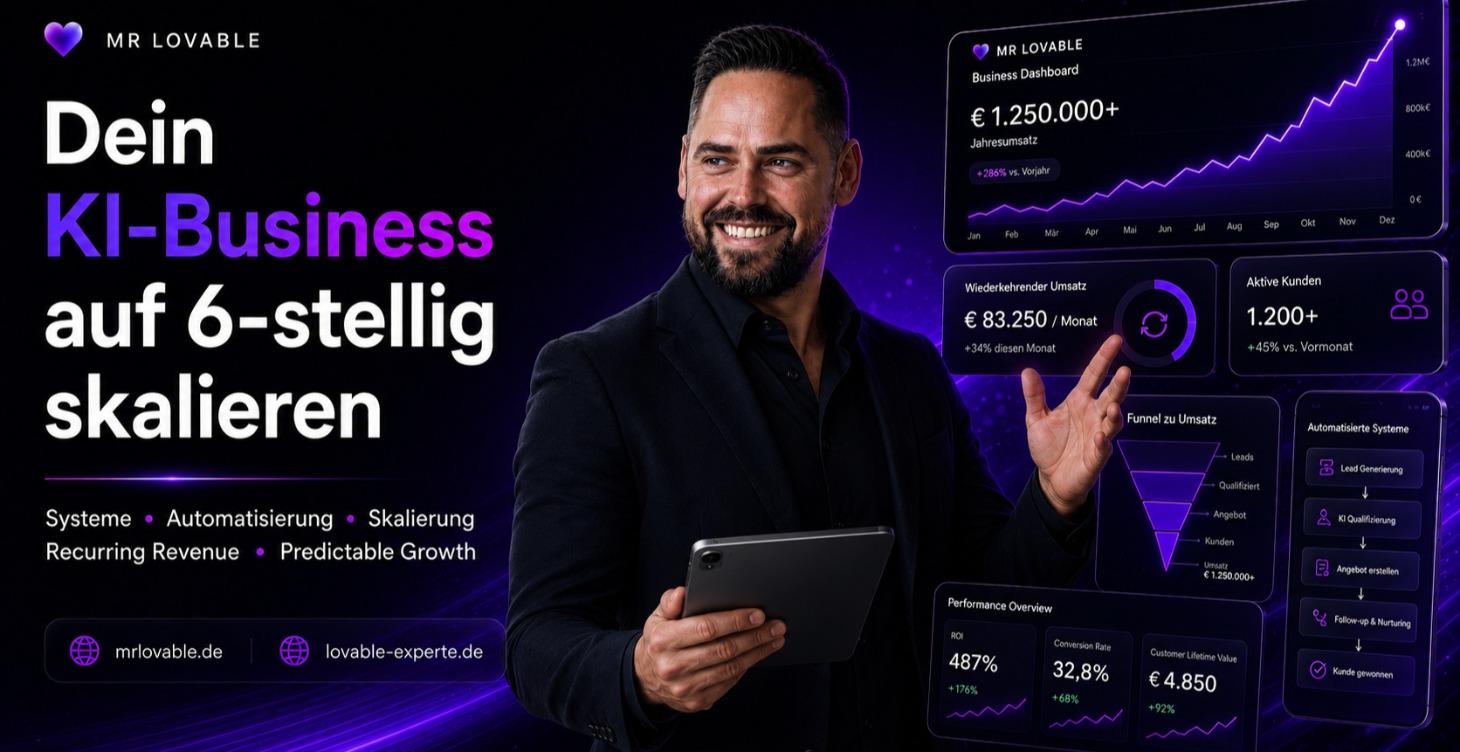 Dein KI-Business auf 6-stellig skalieren